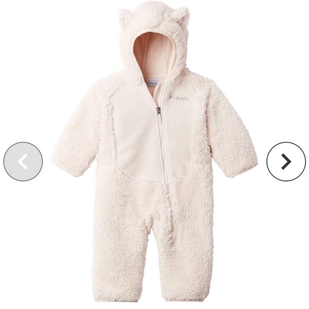 Columbia | Foxy Baby Sherpa Bunting 12-18mo EUC